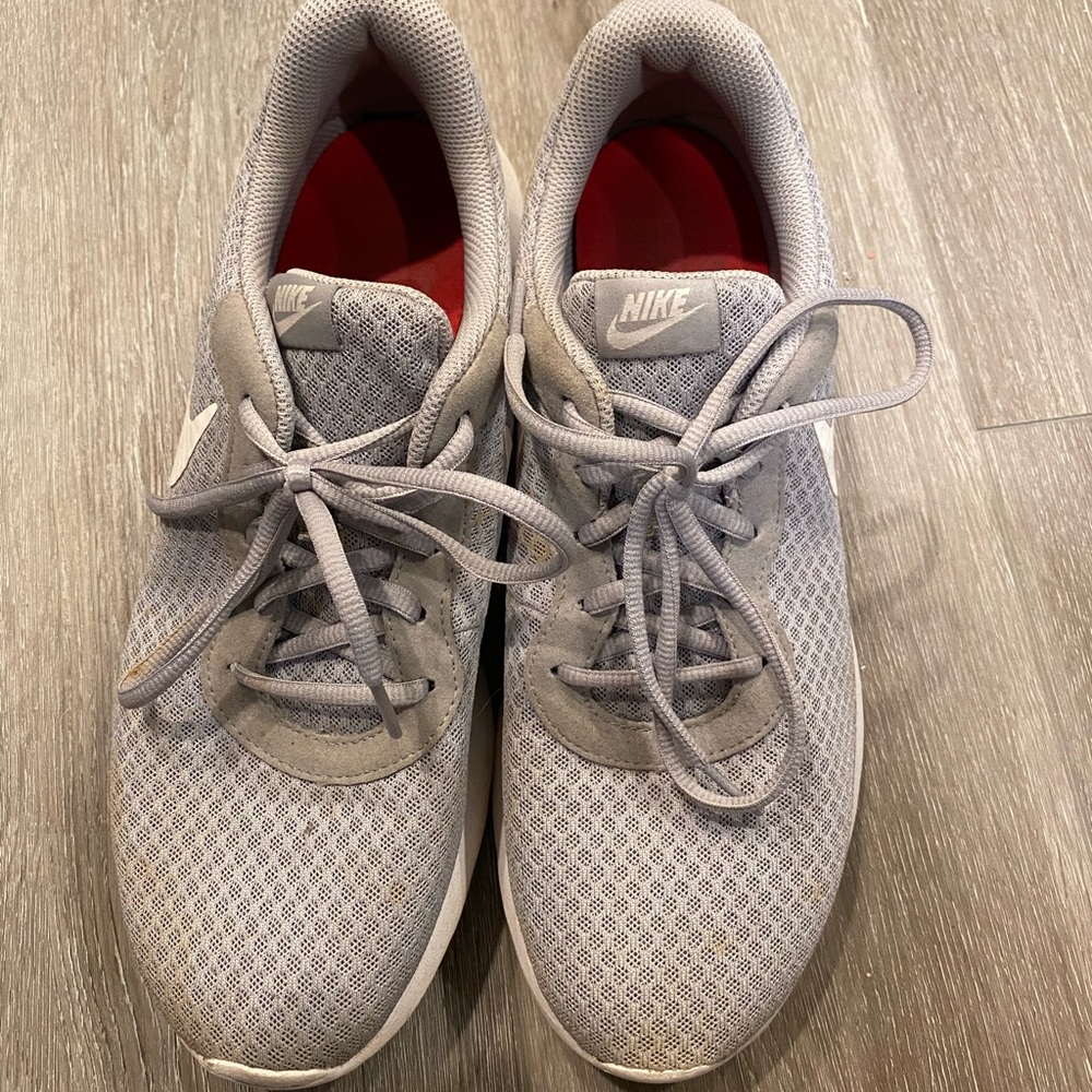 Grey Nike Athletic Shoes